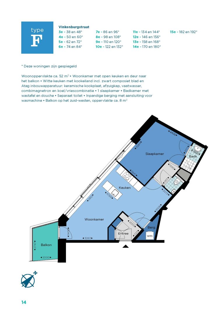 Plattegrond 1 van 1, Vinkenburgstraat 120, UTRECHT