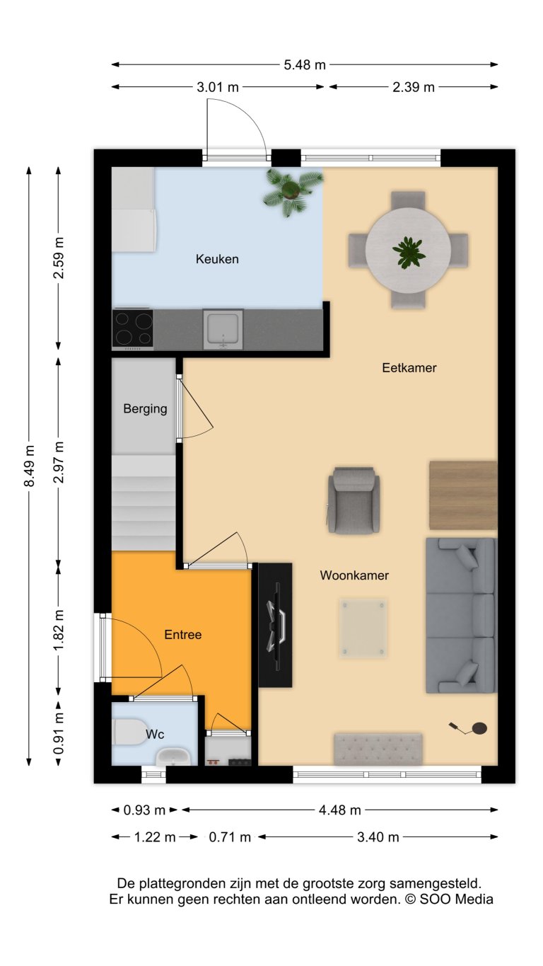 Plattegrond 1 van 4, Smissenhaag 39, Maastricht