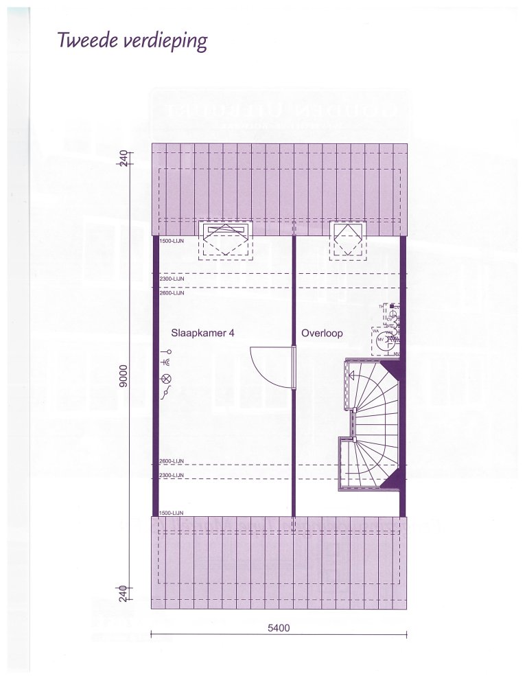 Plattegrond 3 van 3, Simon Carmiggeltstraat 74, BERKEL EN RODENRIJS