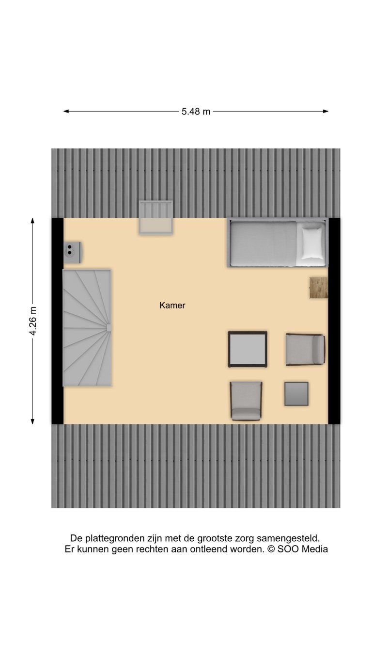 Plattegrond 3 van 4, Smissenhaag 39, Maastricht
