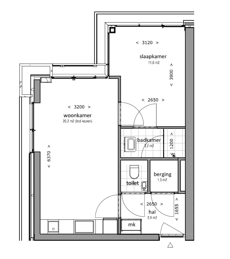 Plattegrond 1 van 1, Van Sijpesteijnkade 111, UTRECHT