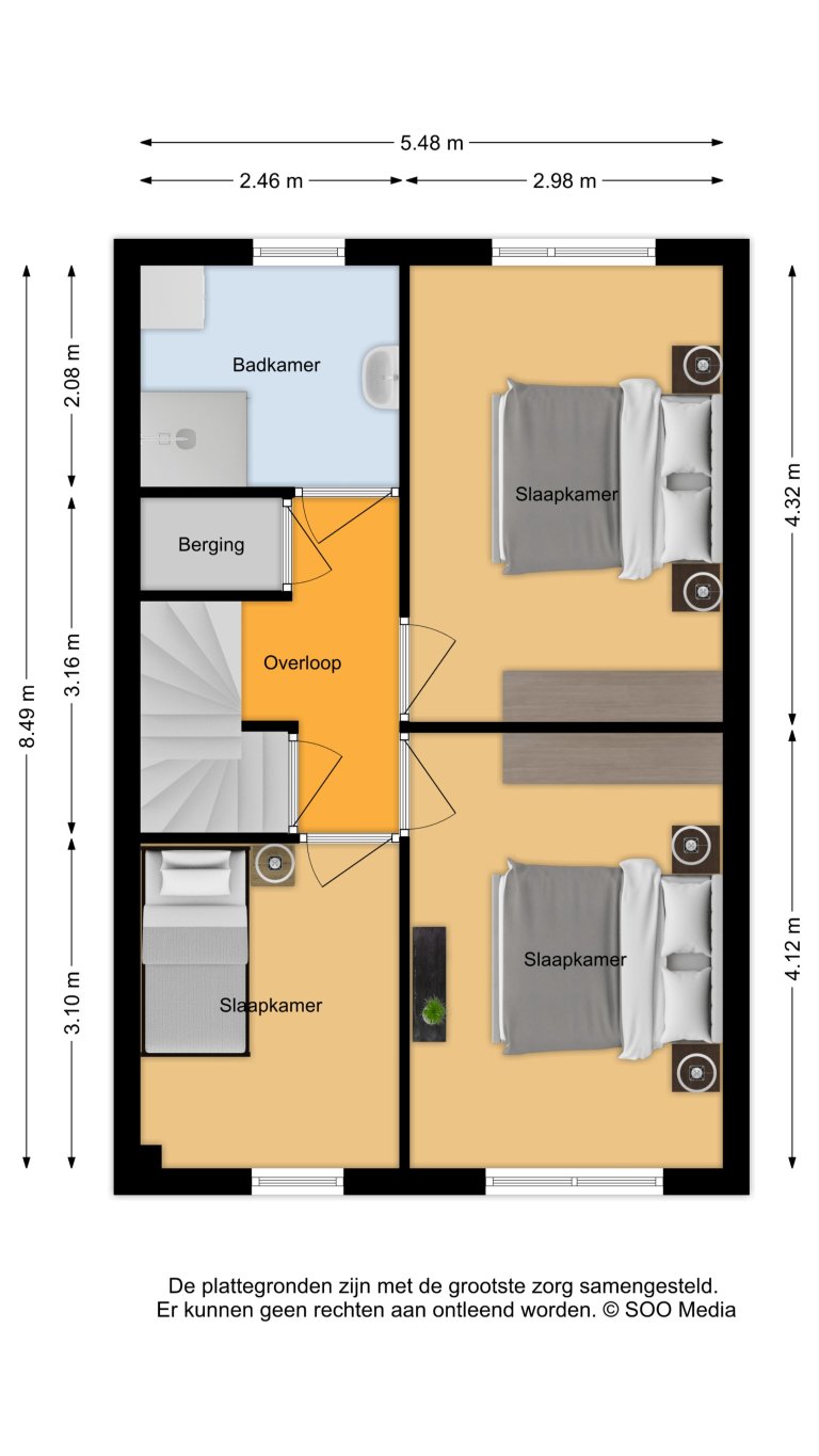 Plattegrond 2 van 4, Smissenhaag 39, Maastricht