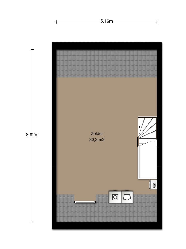 Plattegrond 3 van 3, Nyevelthof 8, De Meern