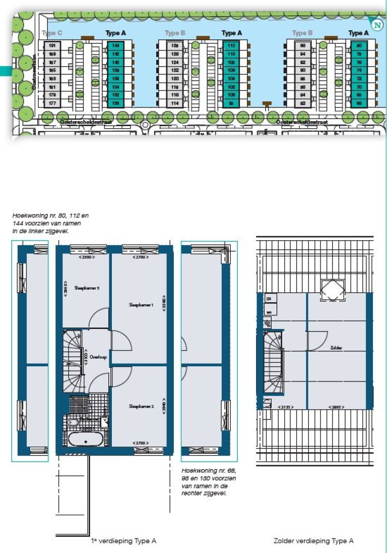 Plattegrond 2 van 2, Oosterscheldestraat 138, Berkel en Rodenrijs